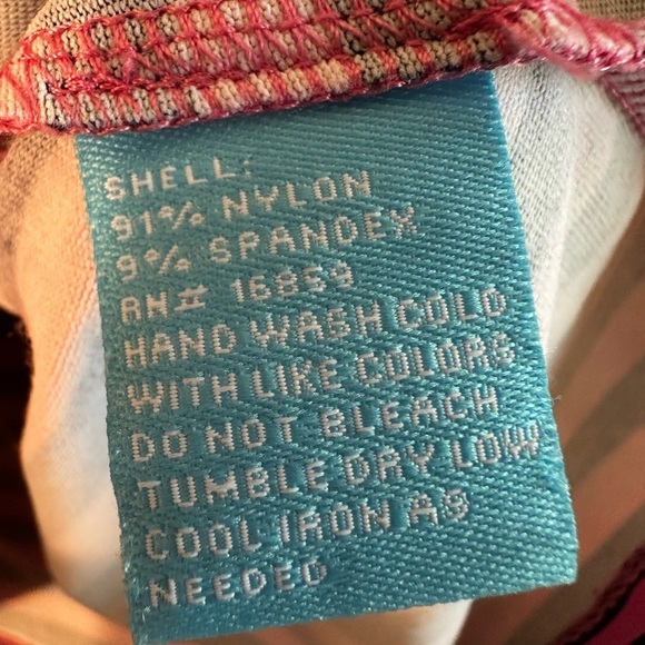 J. McLaughlin XS Pink Navy Striped Wavesong Catalina Cloth Nautical Boat Neck - Picture 4 of 8